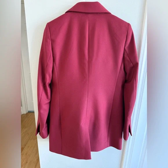 Banana Republic Lido Sculpted Italian Wool Blazer Suit Set Size 2 - Picture 5 of 6